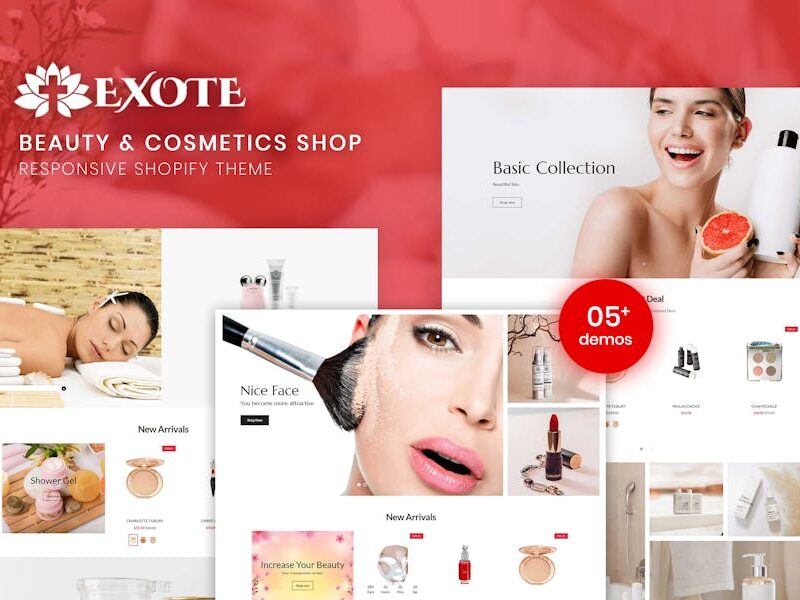 Exote - Beauty & Cosmetics Shopify Theme