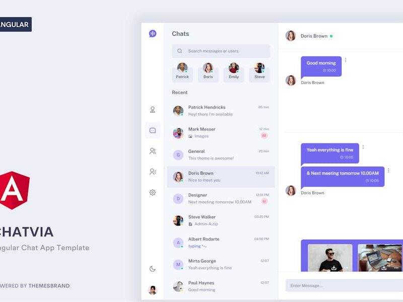 Chatvia - Angular Chat App Template