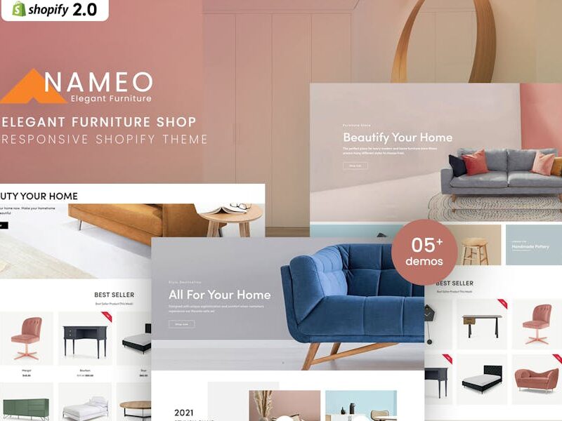 Nameo - Elegant Furniture Shop For Shopify