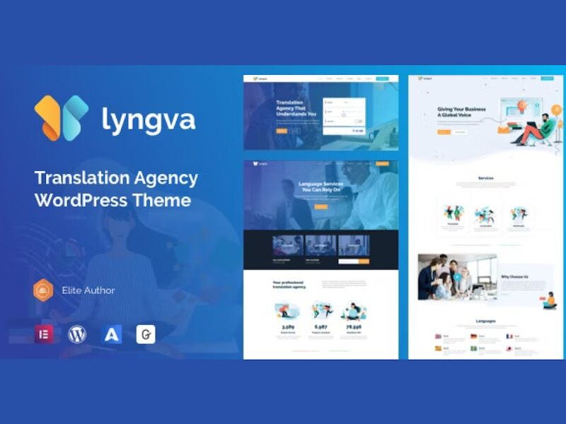 Lyngva - Translation Agency WordPress