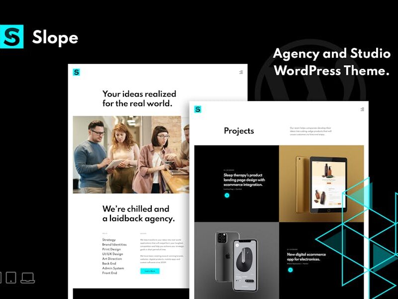 Slope – Agency & Studio WordPress Theme