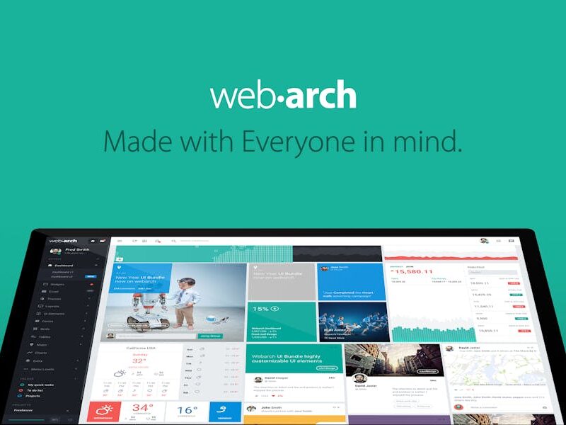 Webarch - Responsive Admin Dashboard Template