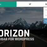 Horizon: Menubar for WordPress
