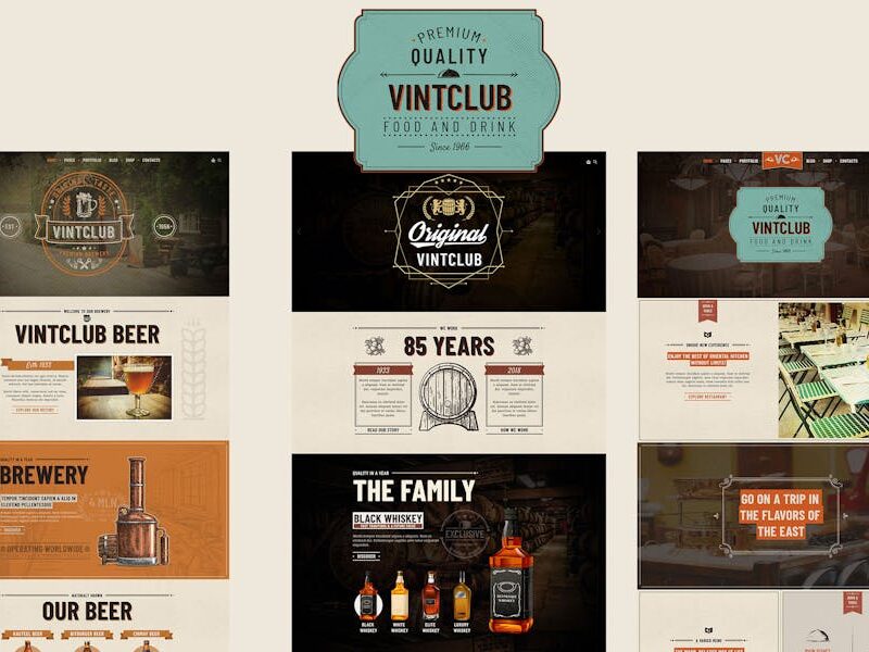 VintClub - A Pub and Whisky Bar WordPress Theme