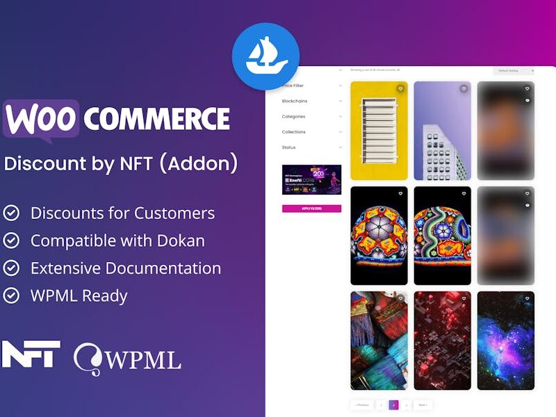 Discount by NFT for WooCommerce (Addon)