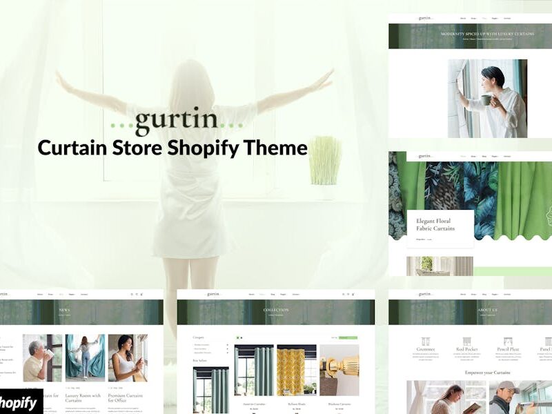 Gurtin - Windows Curtains & Blinds Store Shopify