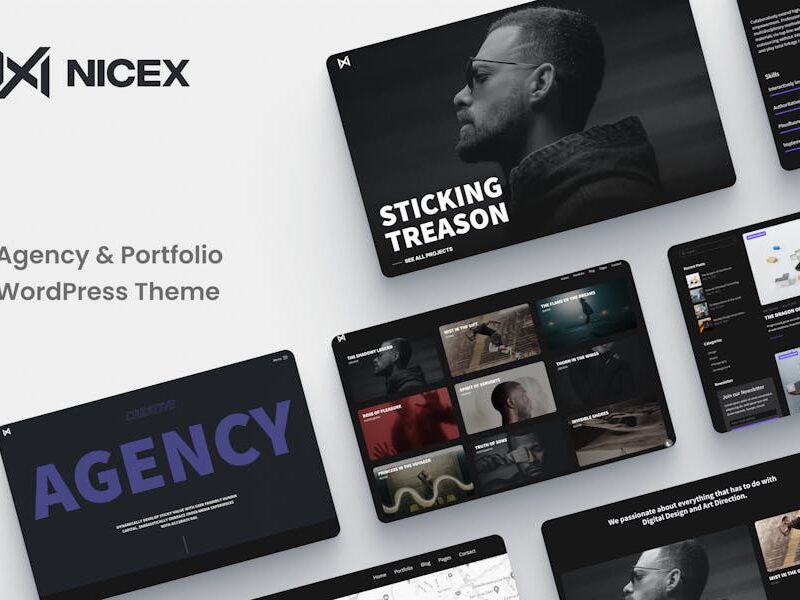 Nicex - Creative Portfolio Theme