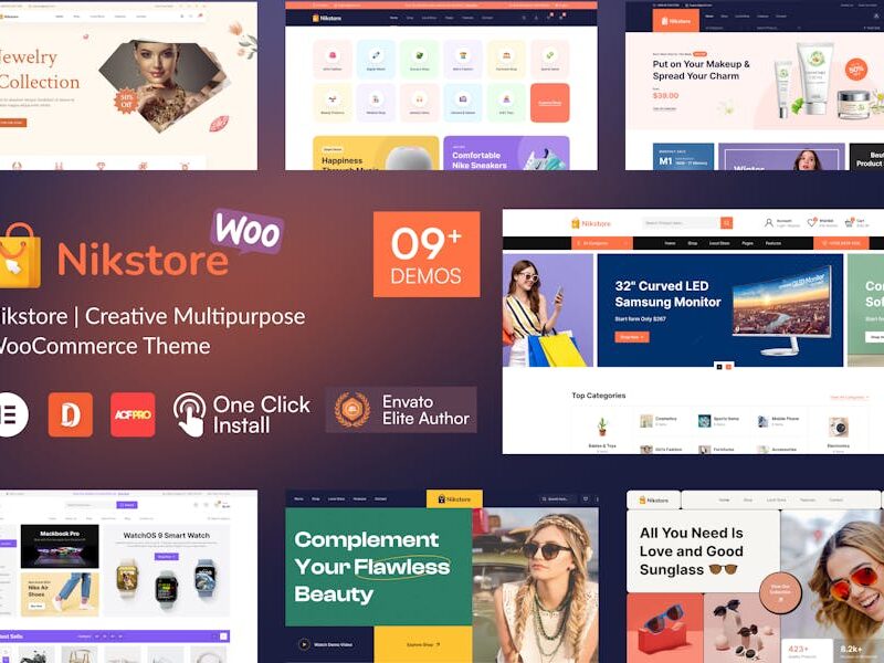 Nikstore Creative Multipurpose WooCommerce Theme