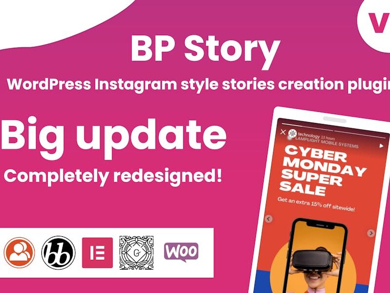 Instagram style stories for WordPress - BP Story