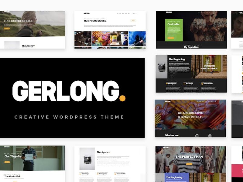 Gerlong - Responsive One Page & Multi Page Portfol