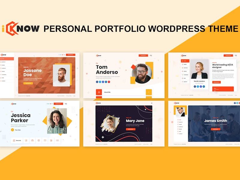 iKnow - Personal Portfolio WordPress Theme