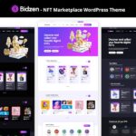 Bidzen – NFT Marketplace WordPress Theme Bidzen – NFT Marketplace WordPress Theme
