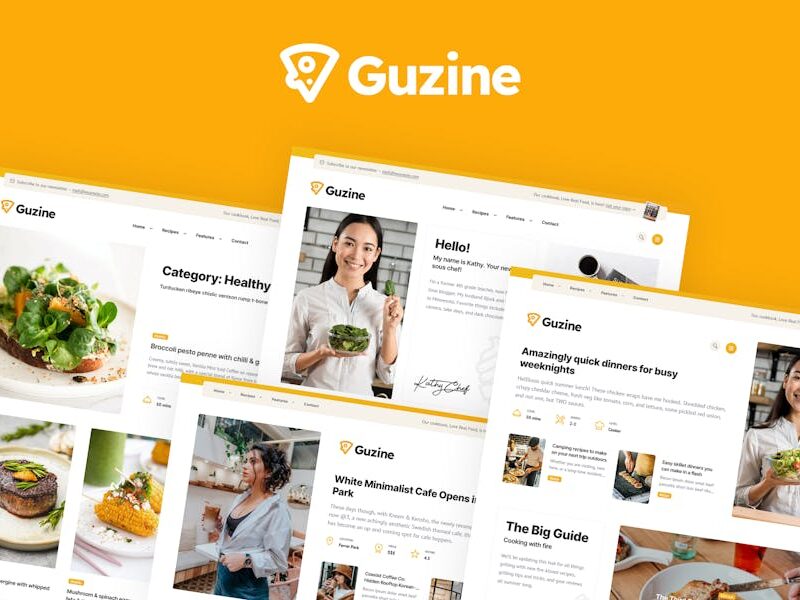 Guzine: Adsense Ready Magazine WordPress Theme