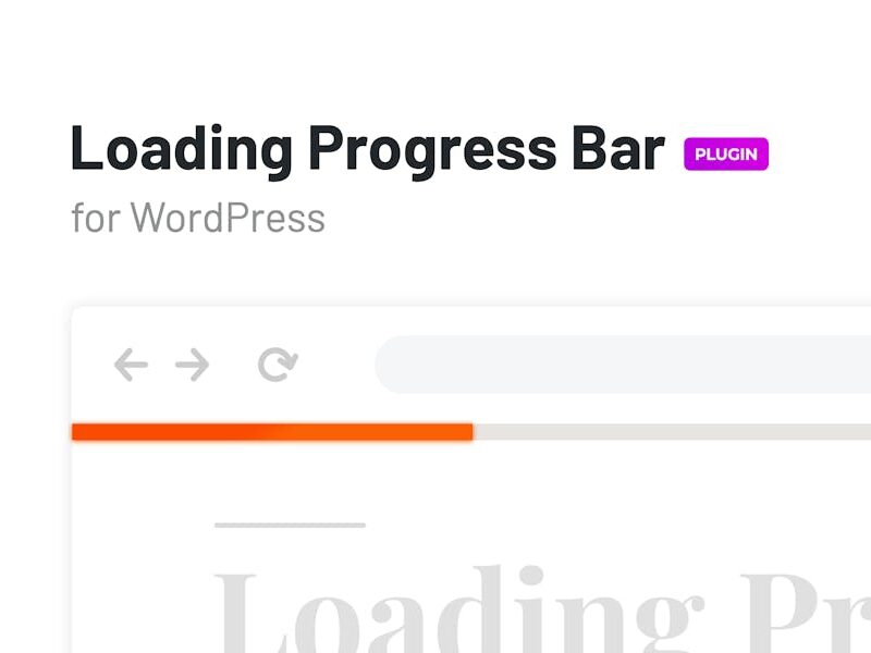 Loading Progress Bar for WordPress