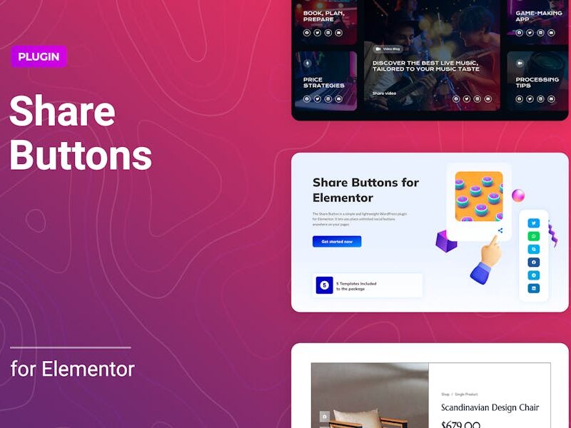Share Buttons for Elementor