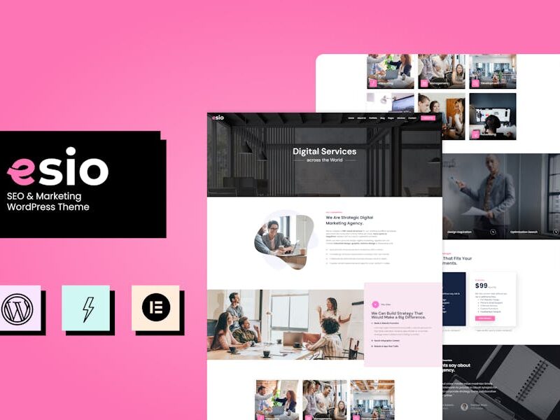 Esio - SEO & Marketing WordPress Theme