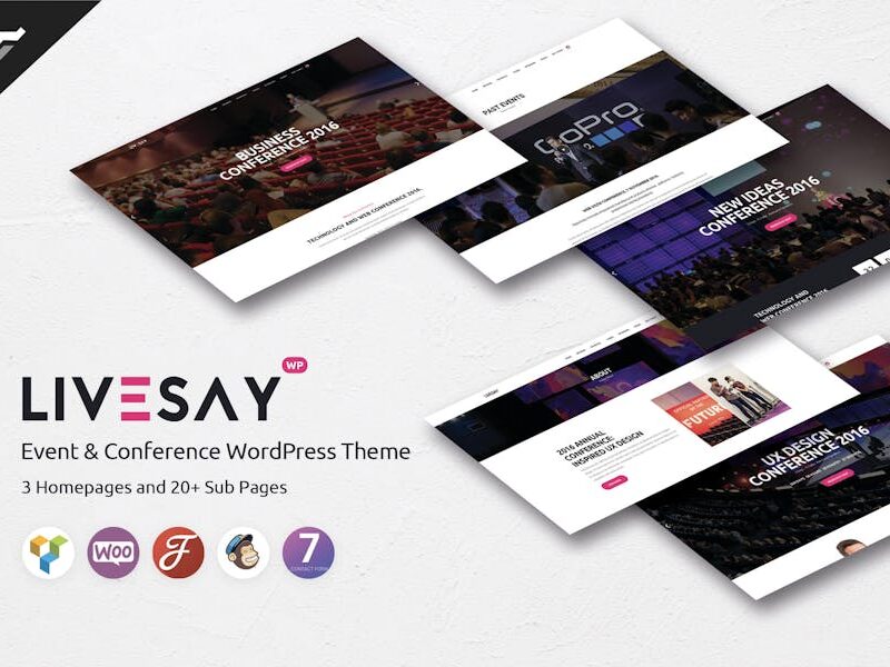 Livesay - Event & Conference WordPress Theme