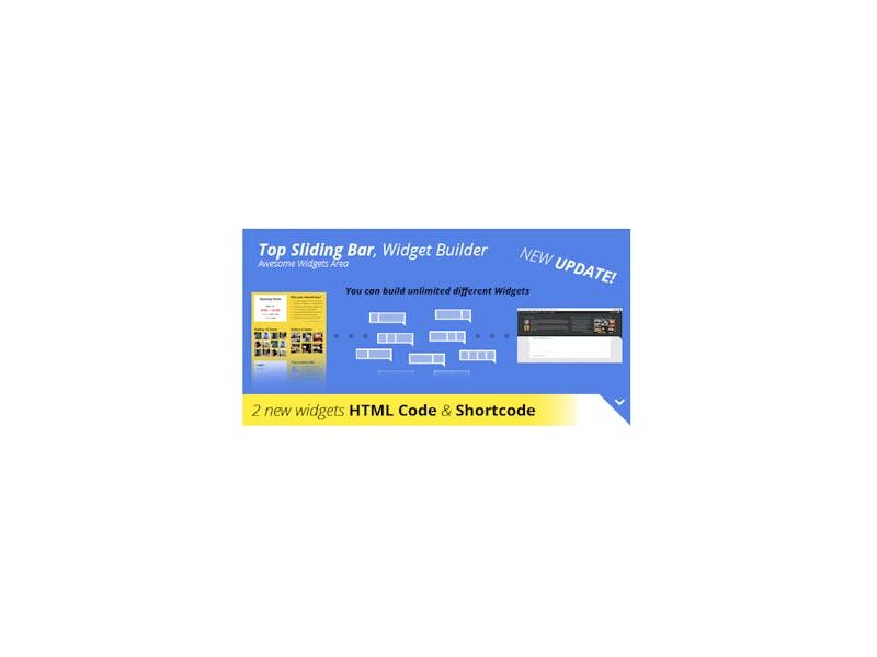 Top Sliding Bar - WordPress Widgets