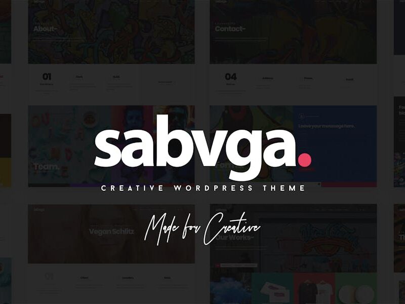 Sabvga - Modern & Creative Portfolio Theme