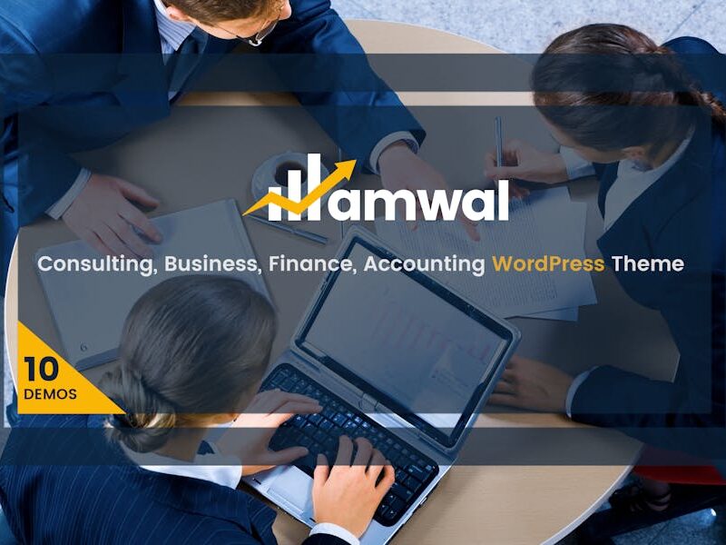 Amwal | Consulting Finance WordPress Theme
