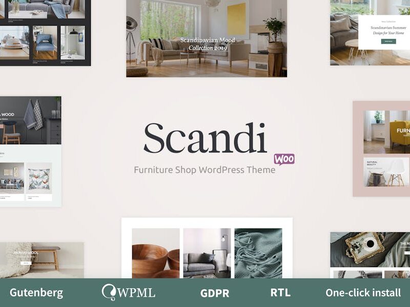 Scandi - Decor & Furniture Shop WooCommerce Theme