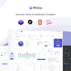 Minia – Symfony Admin & Dashboard Template