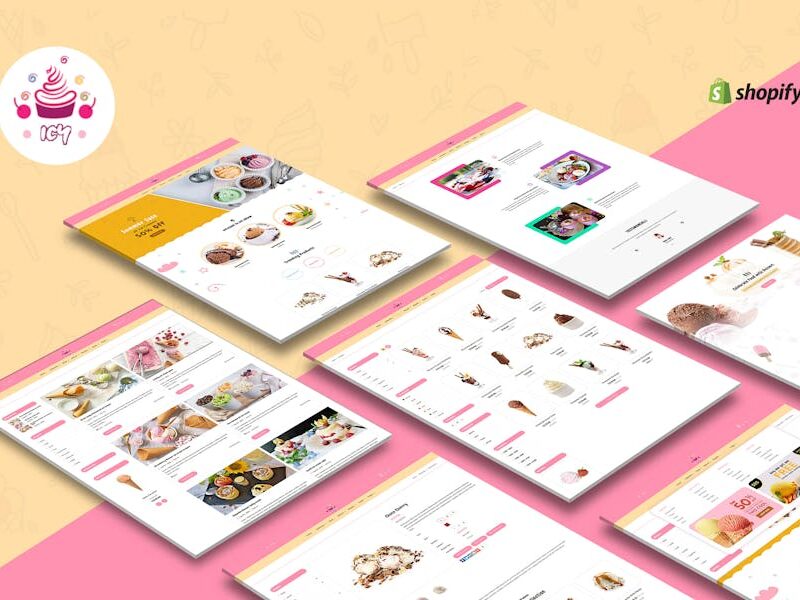 Icy - Ice Cream Sectioned Shopify Theme