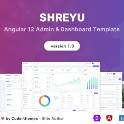 Shreyu – Angular 12 Admin & Dashboard Template