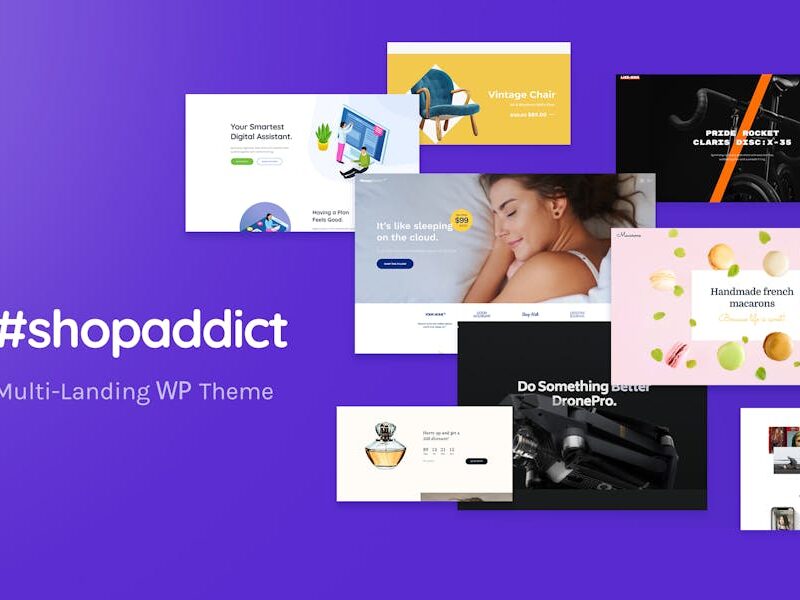 Shopaddict - WPLanding Pages To Sell Anything