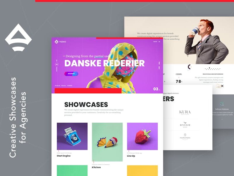 Verno | Creative Showcases for Agencies Theme