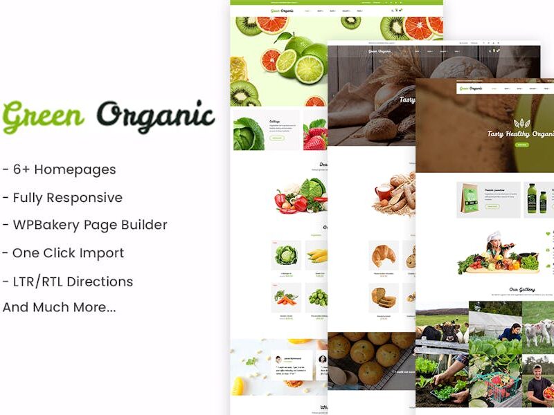GreenOrganic - Organic & Bakery WordPress Theme