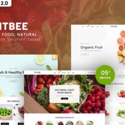 FruitBee – Organic Food, Natural Shopify Theme