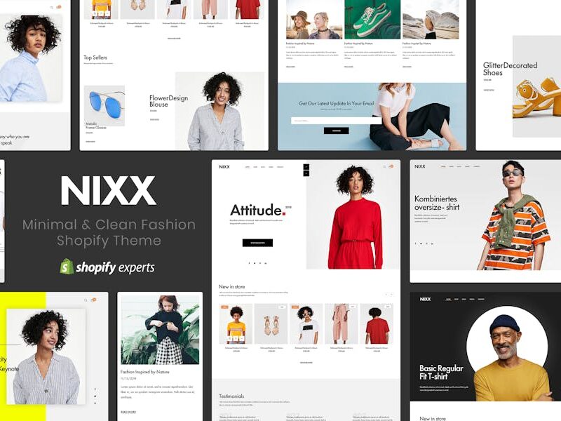 NIXX | Minimal & Clean Fashion Shopify Theme