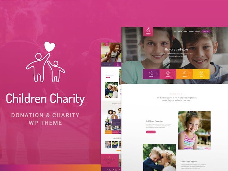 Children Charity - Nonprofit & NGO WordPress Theme