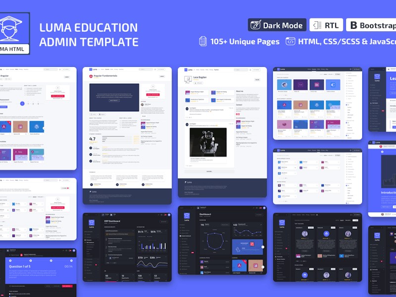 Luma - Education HTML Learning Management System