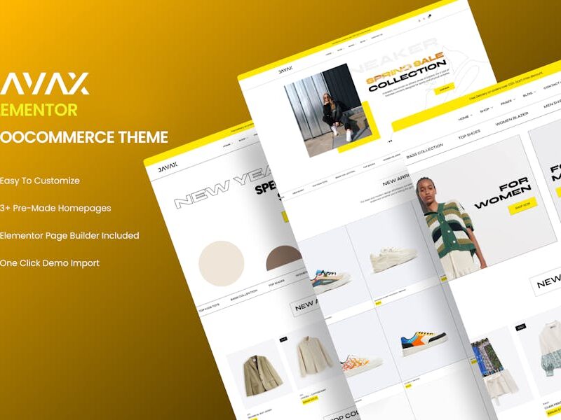 Javax - Elementor WooCommerce Theme