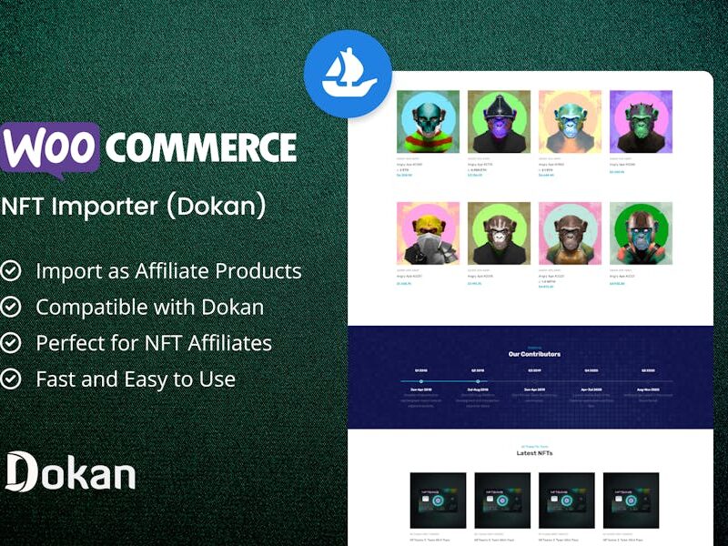 WooCommerce NFT Importer - Dokan (Addon)