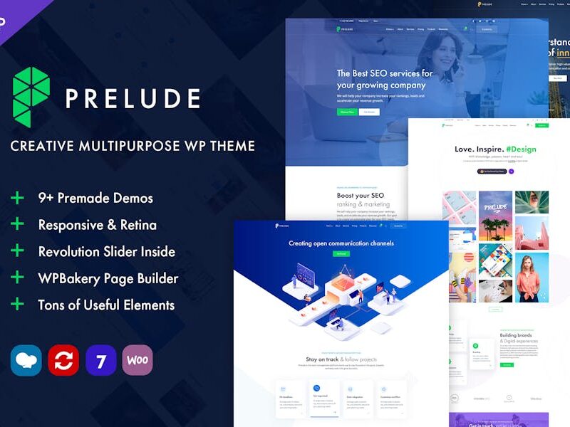 Prelude - Creative Multipurpose WordPress Theme