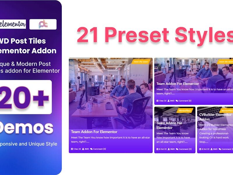 Blog Post Tiles Addon For Elementor