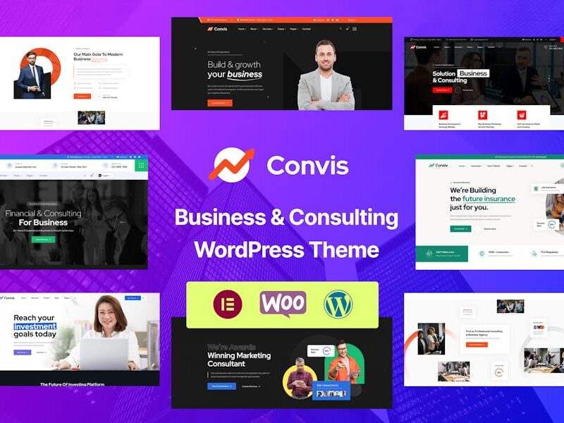 Convis - Consulting Business WordPress Theme