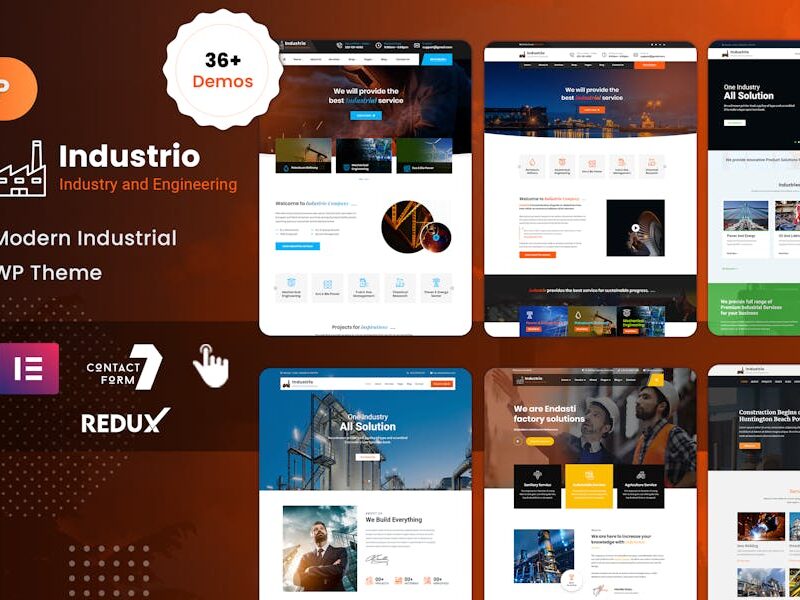 Industrial - Industry & Factory WordPress