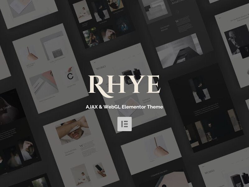 Rhye – Creative AJAX Elementor Theme