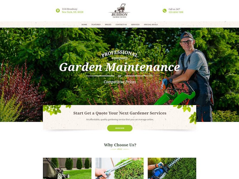 Buisson - Gardening WordPress Theme