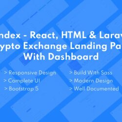 Tendex – Crypto Exchange Landing Page With Dashboa Tendex – Crypto Exchange Landing Page With Dashboa
