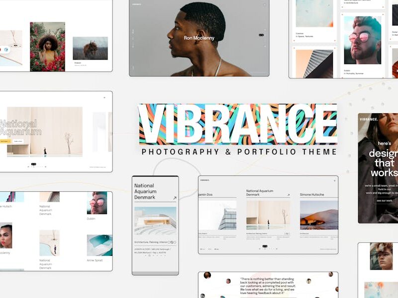 Vibrance - Photography Elementor Theme
