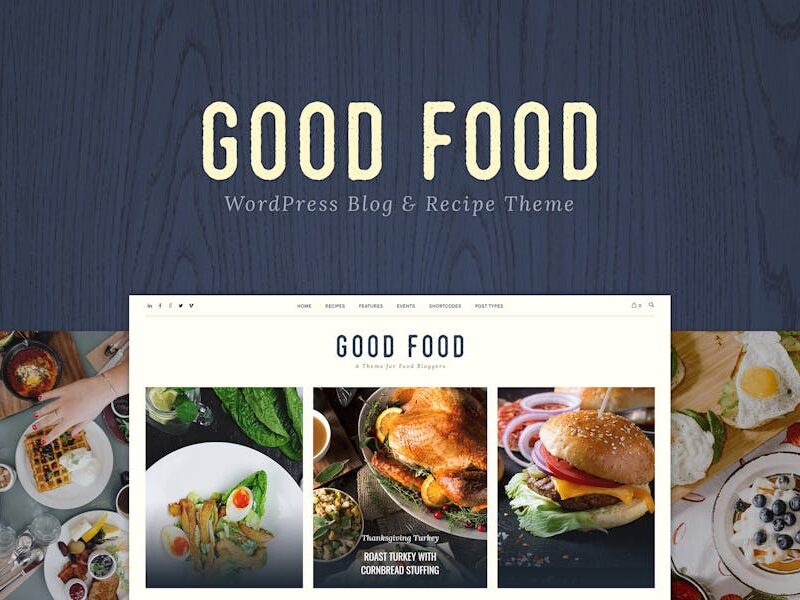 Good Food - Recipe Magazine & Food Blogging Theme