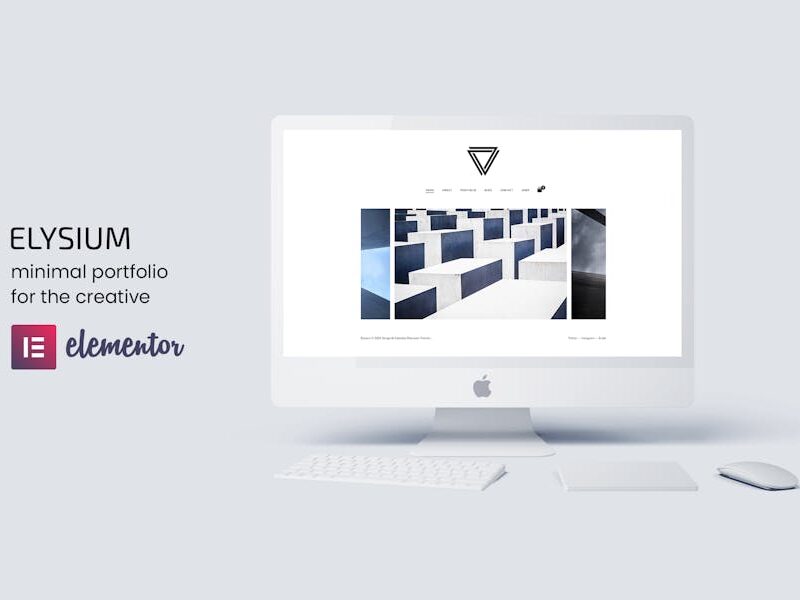 Elysium - Minimal WordPress Portfolio Theme