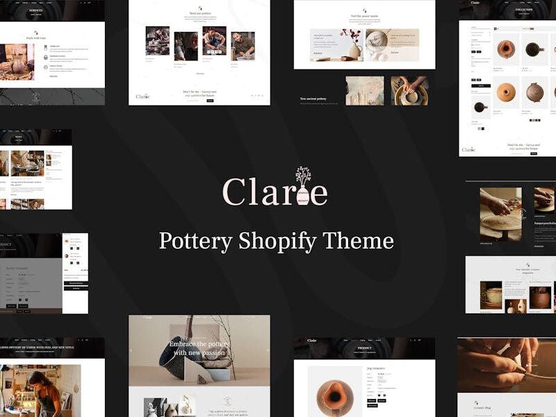Clarie - Pottery, Crafts Handmade Shopify Theme
