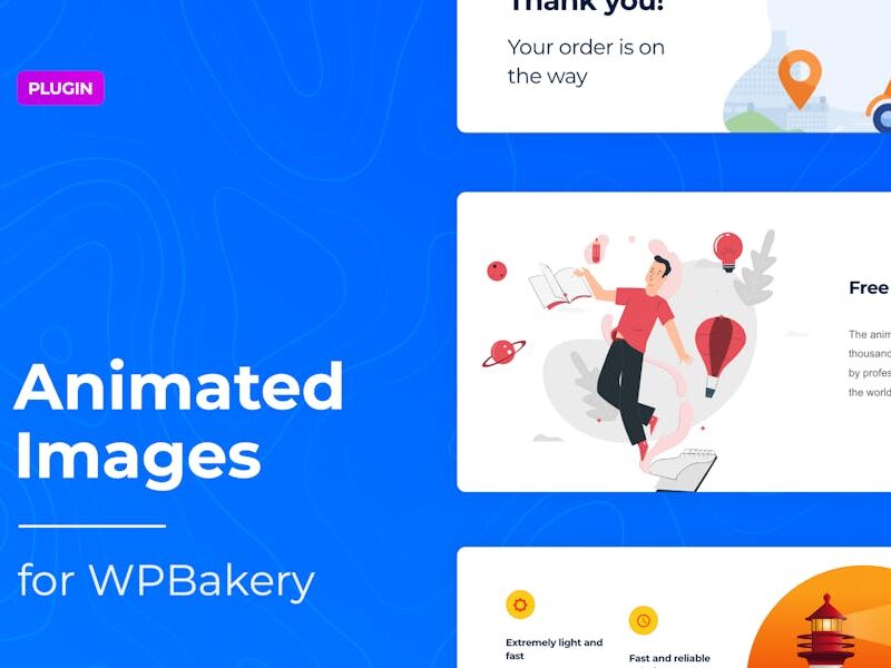 Lottie Animated Images for WPBakery