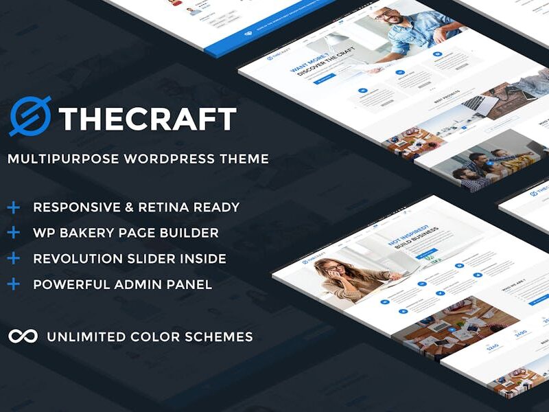 TheCraft - Responsive Multipurpose WordPress Theme